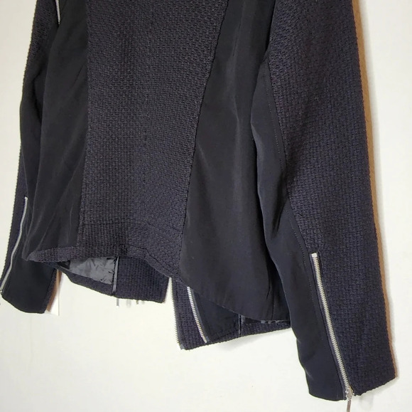 HARVE BERNARD versatile Double Zipper cotton moto Jacket - Picture 14 of 16